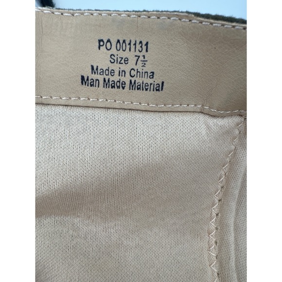 Journee Women's Olive Green Knee High Boots Buckle Side Zip Faux Suede Size 7.5 - Picture 5 of 7